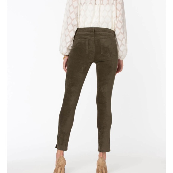 🔴💚 EUC NYDJ Alina Skinny Ankle Pants in "Loden" green - Size 4 - Picture 3 of 14
